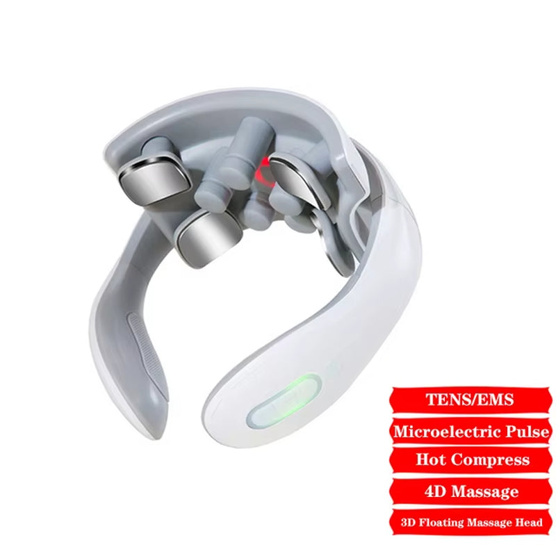 Revitalizing Portable Neck and Shoulder Massager with Heating Function for Cervical Care