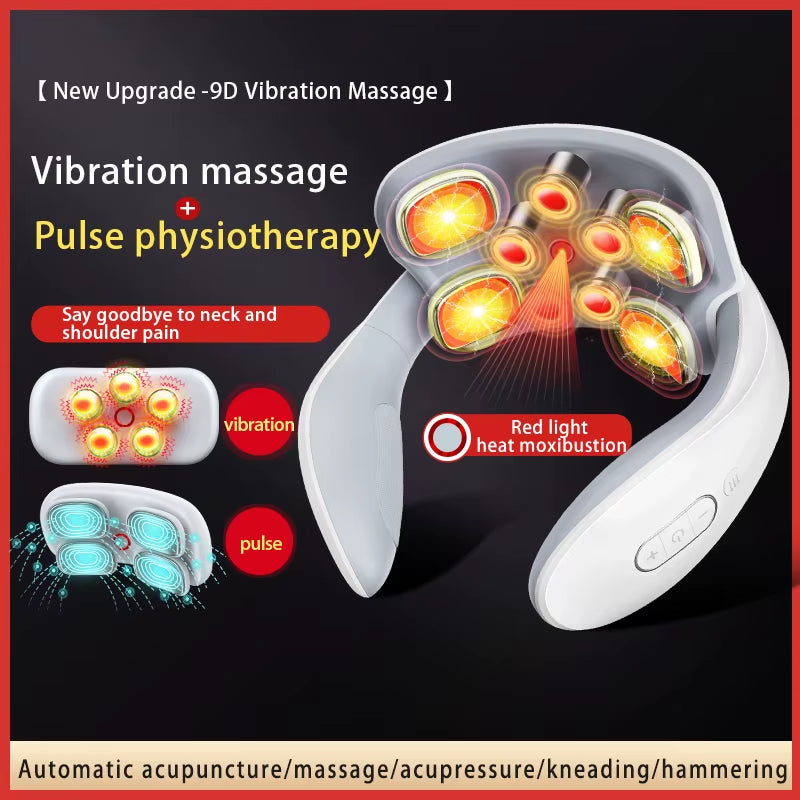 Revitalizing Portable Neck and Shoulder Massager with Heating Function for Cervical Care