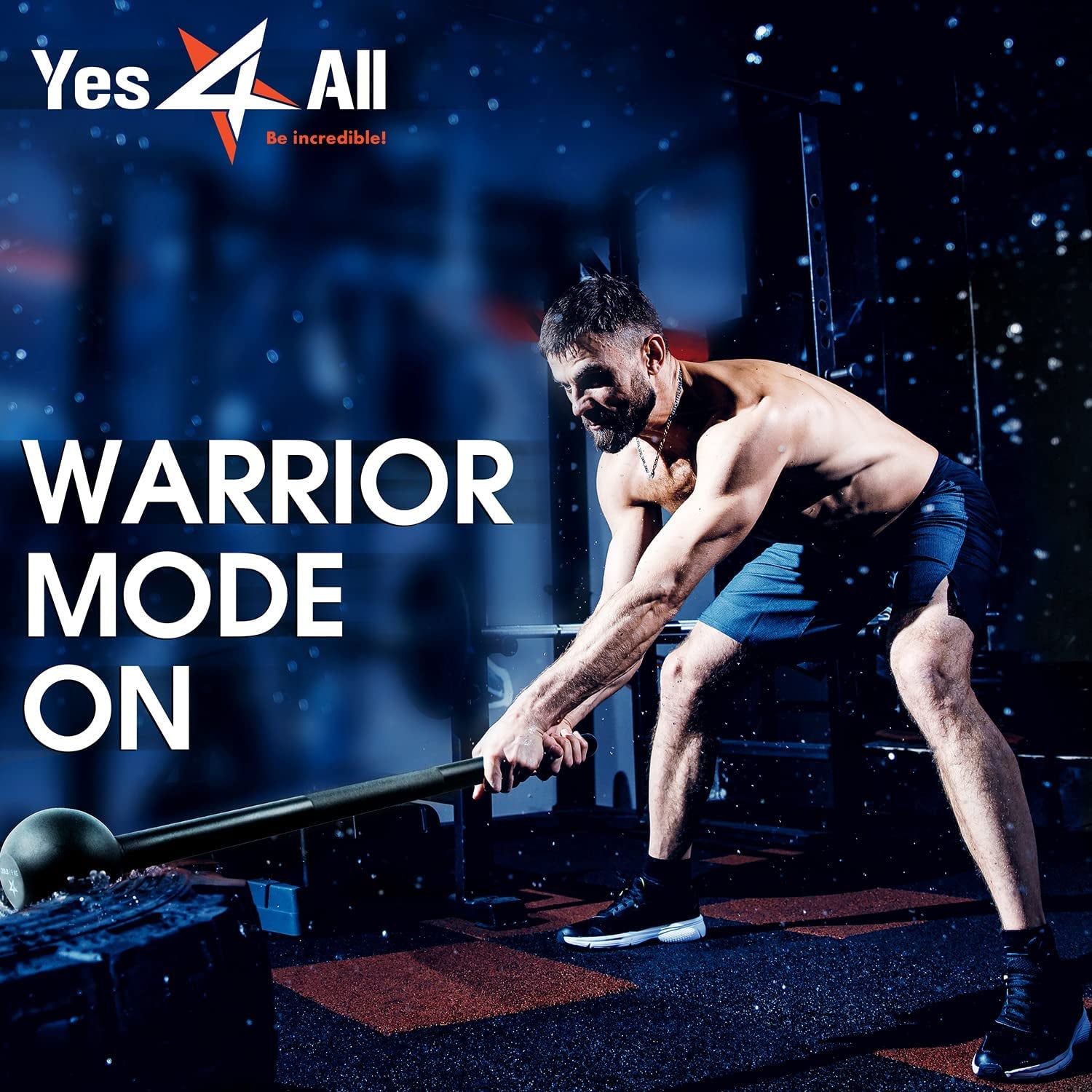 Steel Mace Bell for Strength Training - Support Full Body, Muscles, Shoulder, Grips & Forearms Workouts to Rehabilitation